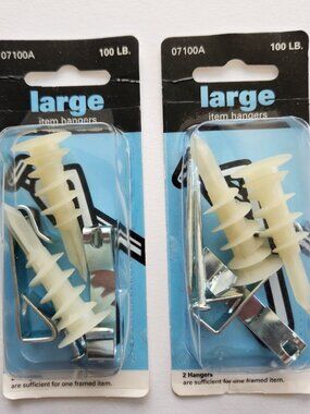 SET OF 2 NEW LARGE Photo Hanging Hardware 100 LB Tools Bundle 07100A 96931 Inclu